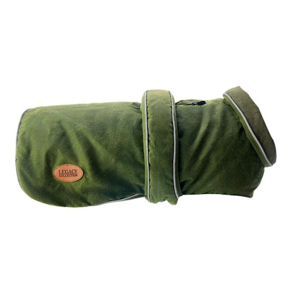 Hugglepets Legacy Dog Coat Traditional Tartan Herringbone Reflective Warm Jacket