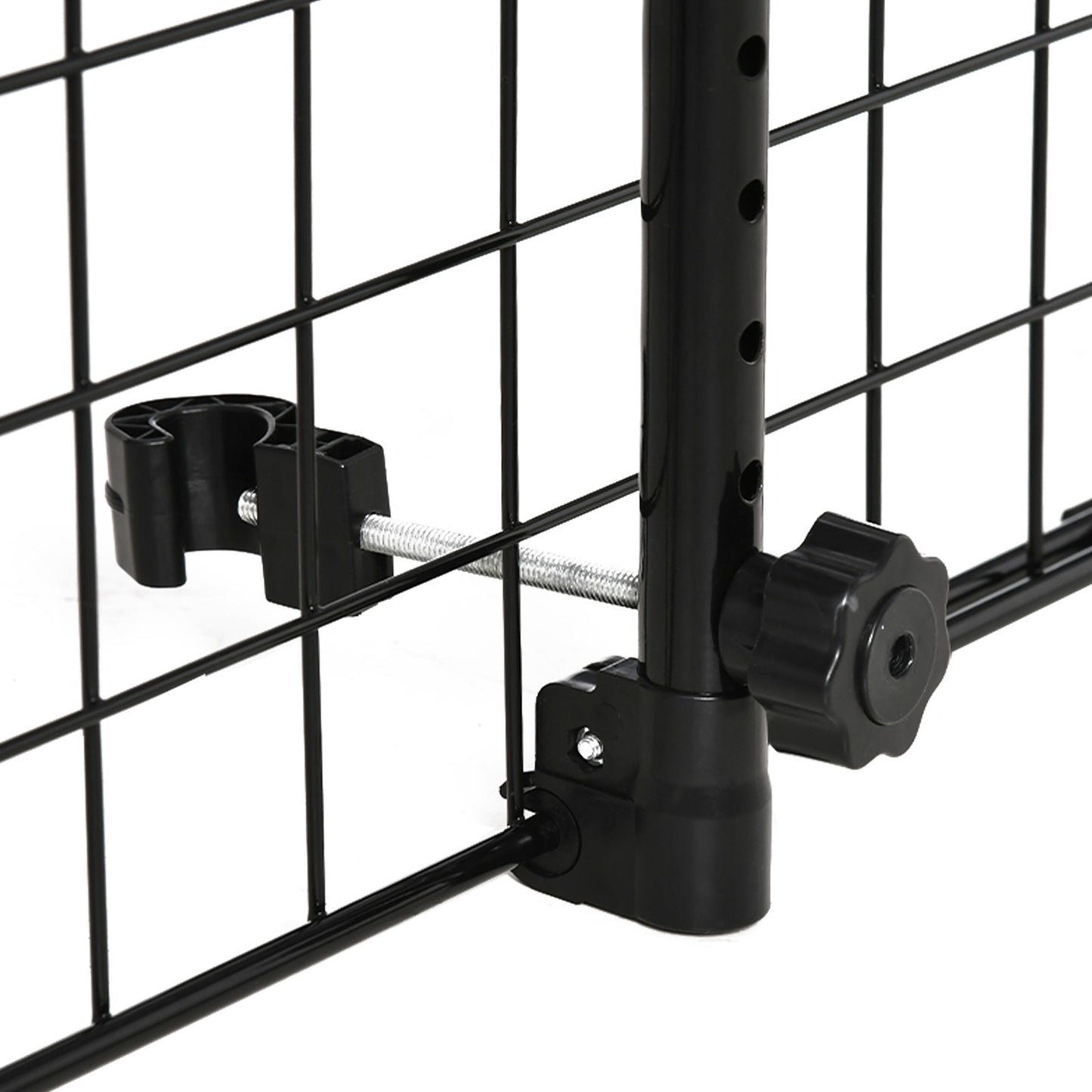 Pawhut Heavy Duty Pet Dog Car Barrier Adjustable Ventilated Mesh Wire Guard