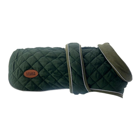 Hugglepets Legacy Dog Coat Traditional Tartan Herringbone Reflective Warm Jacket